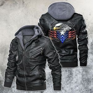 Black, Brown Leather Jacket For Men Bikers Of Freedom