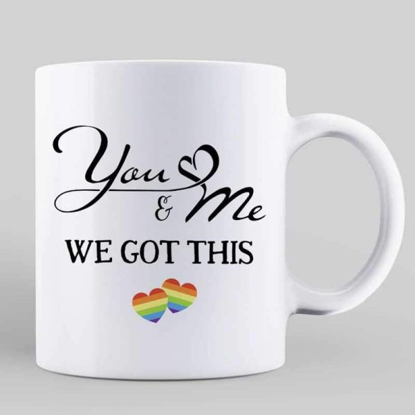 AOP Mugs You Me Got This LGBT Couple Personalized AOP Mug 11oz