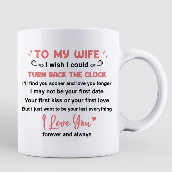 Mugs Chibi Camping Couple To My Wife Valentine Personalized Mug 11oz