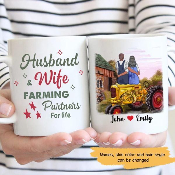 Mugs Farmer Couple Personalized Coffee Mug 11oz