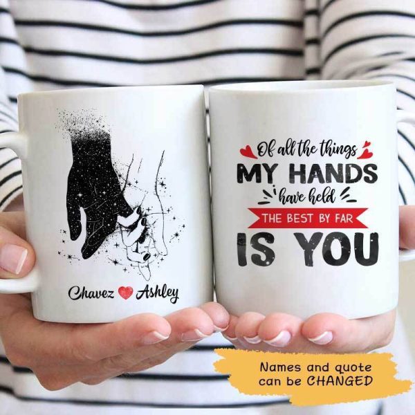 Mugs Holding Hands Couple Personalized Coffee Mug 11oz