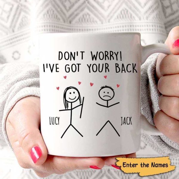 Mugs I've Got Your Back Funny Couple Personalized Mug 11oz
