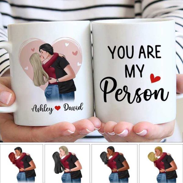 Mugs Kissing Couple Personalized Mug 11oz