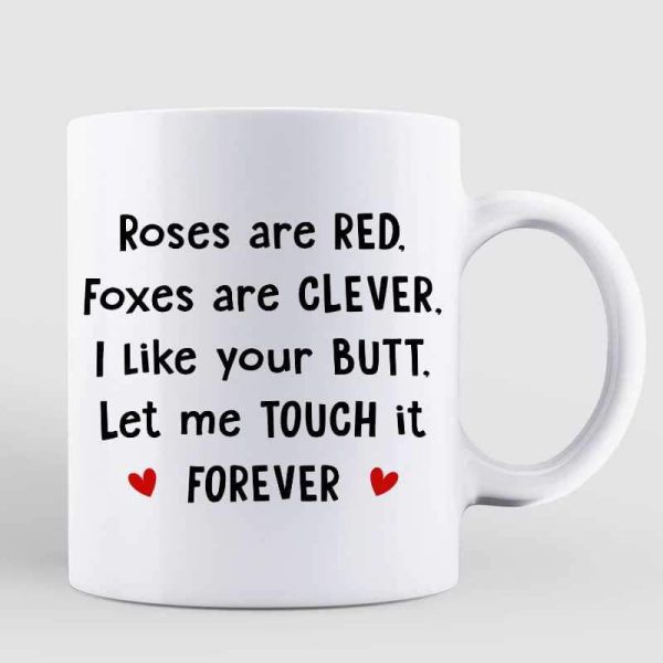 Mugs Rose Are Red Stick Couple Personalized Mug 11oz