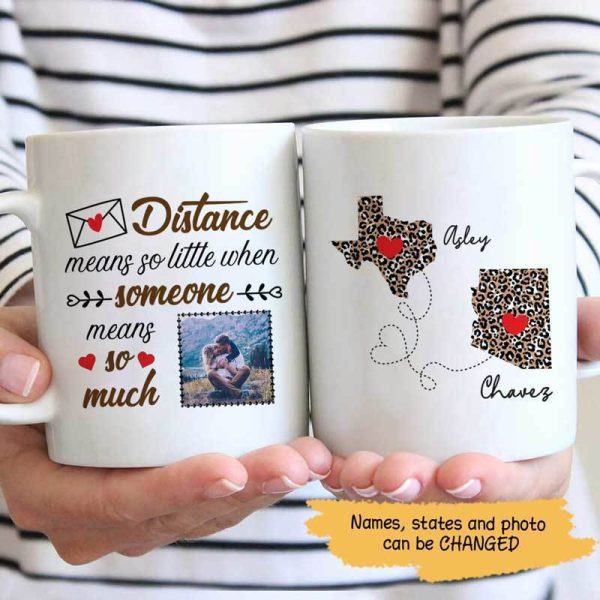 Mugs Someone Means So Much Couple Leopard Personalized Mug 11oz
