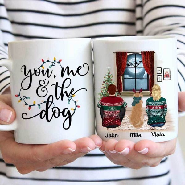 Mugs This Is Us Couple And Dog Personalized Coffee Mug 11oz