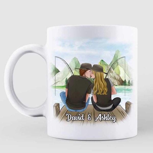 Mugs To My Husband Fishing Couple Personalized Mug 11oz