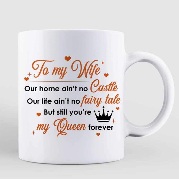 Mugs You're My Queen Couple Personalized Mug 11oz