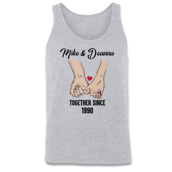 Tank top Couple Together Since Personalized Tank Top