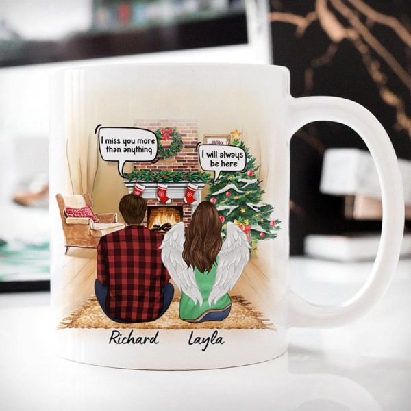 Still Talk About You Conversation, Christmas Memorial Gift, Personalized Coffee Mug