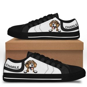 Dog Lover Gift Personalized Dog Breed And Name Low Top Shoes