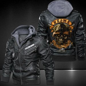 Personalized Leather Jacket Us Mc We Fight What You Fear