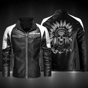 Personalized Leather Jacket Native Pride