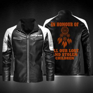 Personalized Leather Jacket In Honour Of All Our Lost And Stolen Children