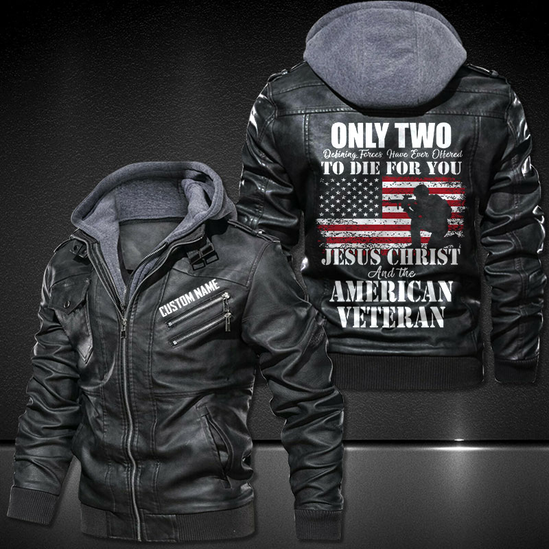 Jesus Leather Jacket – Vetigoti