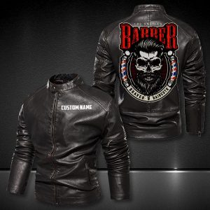 Personalized Leather Jacket Lost Angeles Babber Skull