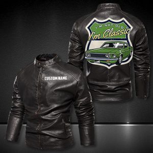 Personalized Leather Jacket I'm Not Old I'm Classic