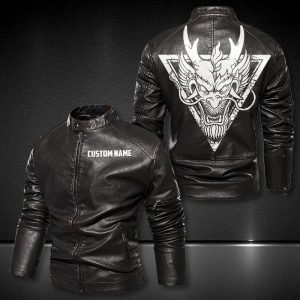 Personalized Leather Jacket Dragon Motorcycle Club