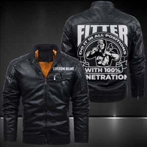 Zip Pocket Motorcycle Leather Jacket Fitter Do It In All Position With 100% Penetration Motorcycle