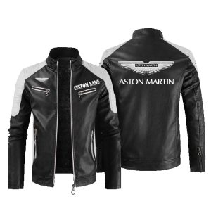 Aston Martin Leather Jacket, Warm Jacket, Winter Outer Wear