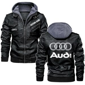 Audi Leather Jacket, Warm Jacket, Winter Outer Wear