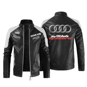 Audi Quattro Leather Jacket, Warm Jacket, Winter Outer Wear