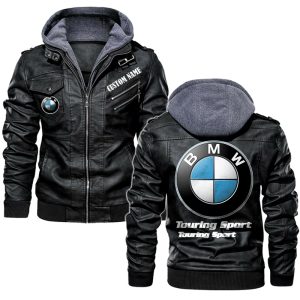 BMW Leather Jacket, Warm Jacket, Winter Outer Wear