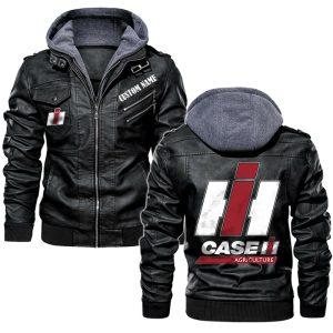 Case IH Leather Jacket, Warm Jacket, Winter Outer Wear