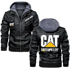 Caterpillar Inc Leather Jacket, Warm Jacket, Winter Outer Wear