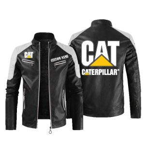 Caterpillar Inc Leather Jacket, Warm Jacket, Winter Outer Wear