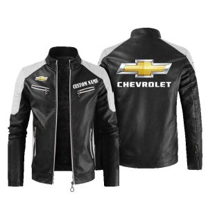 Chevrolet 1 Leather Jacket, Warm Jacket, Winter Outer Wear