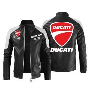 Ducati Leather Jacket, Warm Jacket, Winter Outer Wear