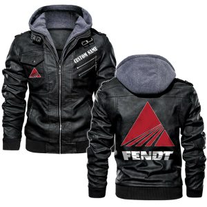 Fendt Leather Jacket, Warm Jacket, Winter Outer Wear