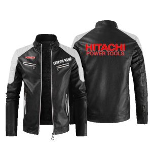 Hitachi Leather Jacket, Warm Jacket, Winter Outer Wear