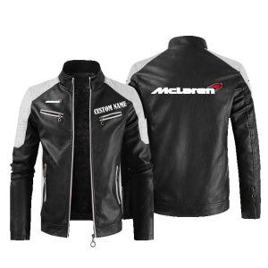 McLaren Automotive Leather Jacket, Warm Jacket, Winter Outer Wear