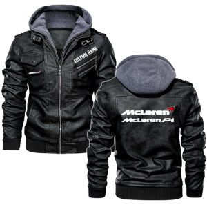 McLaren Leather Jacket, Warm Jacket, Winter Outer Wear