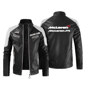 McLaren Leather Jacket, Warm Jacket, Winter Outer Wear