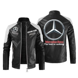 Mercedes Benz Leather Jacket, Warm Jacket, Winter Outer Wear