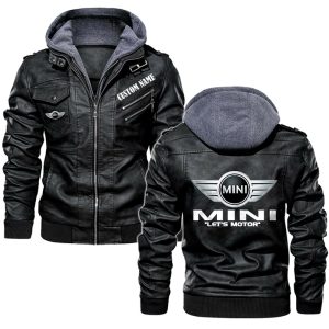 Mini Leather Jacket, Warm Jacket, Winter Outer Wear
