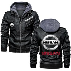 Nissan Leather Jacket, Warm Jacket, Winter Outer Wear