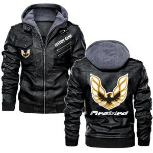 Pontiac Firebird Leather Jacket, Warm Jacket, Winter Outer Wear