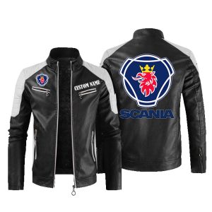 Scania Leather Jacket, Warm Jacket, Winter Outer Wear