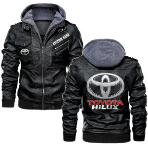 Toyota Hilux Leather Jacket, Warm Jacket, Winter Outer Wear