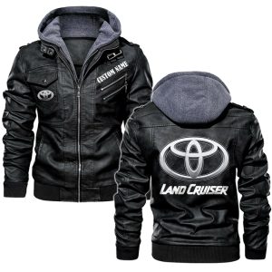 Toyota Land Cruiser Leather Jacket, Warm Jacket, Winter Outer Wear