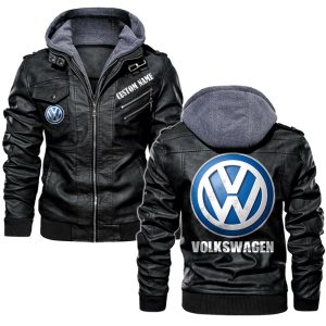 Volkswagen Group Leather Jacket, Warm Jacket, Winter Outer Wear