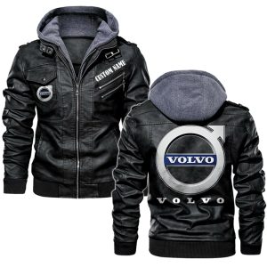 Volvo Cars Leather Jacket, Warm Jacket, Winter Outer Wear