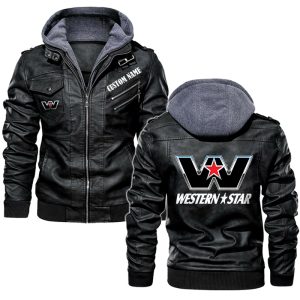 Wester Star Leather Jacket, Warm Jacket, Winter Outer Wear