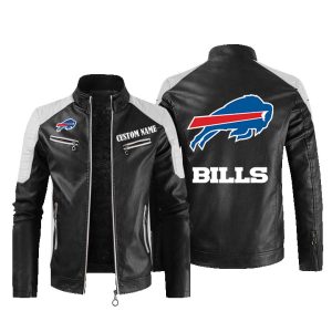 Buffalo Bills Custom Name Leather Jacket, Warm Jacket, Winter Outer Wear