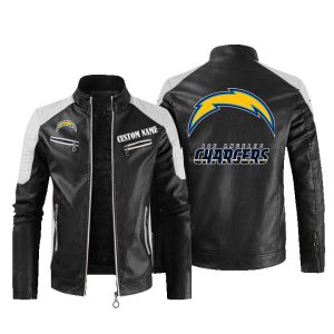 Los Angeles Chargers Custom Name Leather Jacket, Warm Jacket, Winter Outer Wear