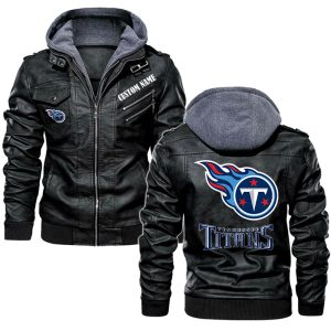 Tennessee Titans Custom Name Leather Jacket, Warm Jacket, Winter Outer Wear